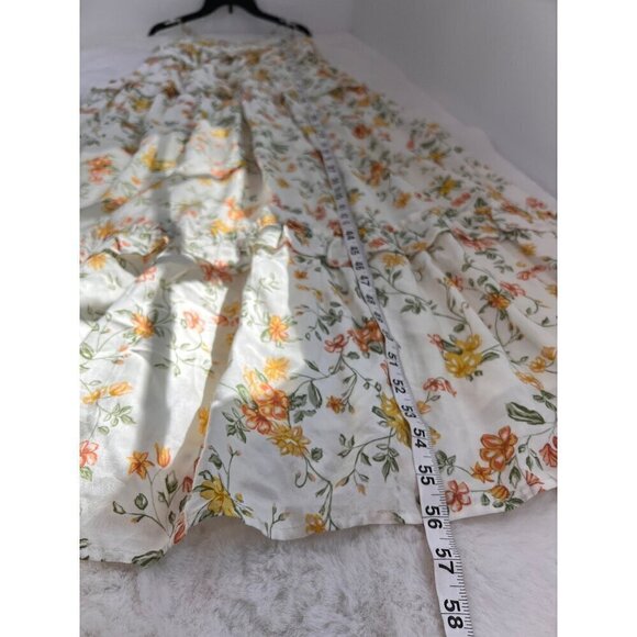 New LOST + WONDER Size M BIG ESCAPE MAXI DRESS Floral Tiered Dress - Picture 8 of 15